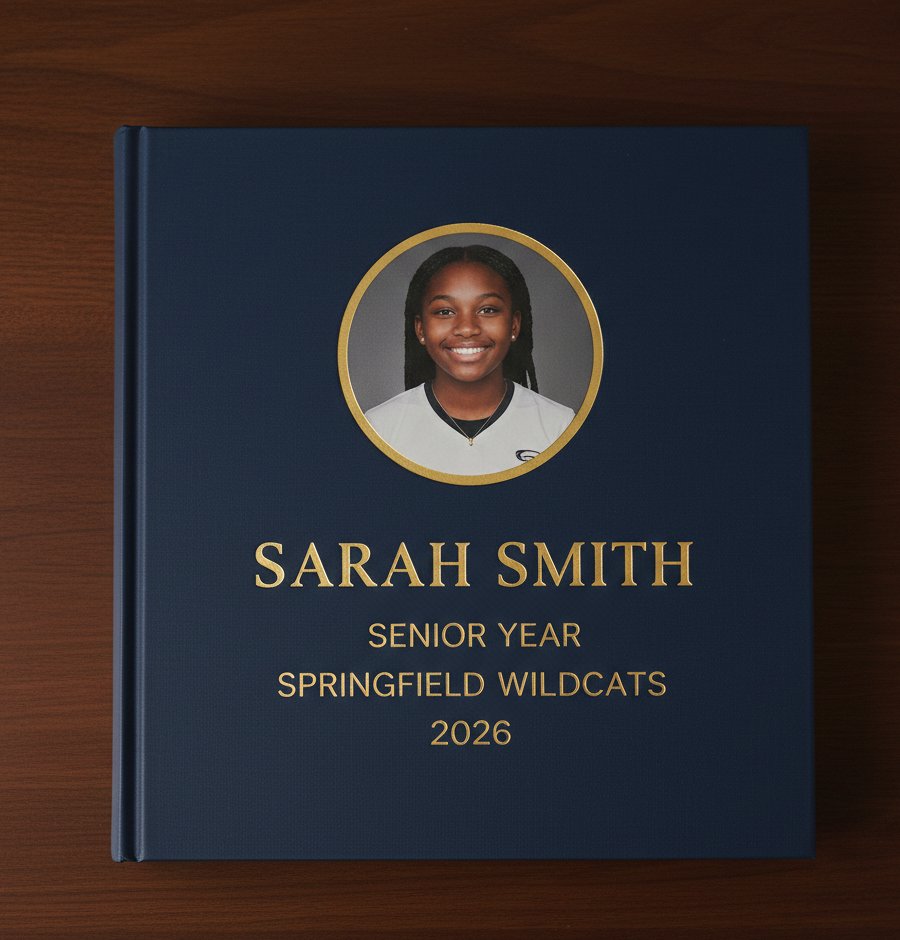 Team Season printed hardcover basketball season book