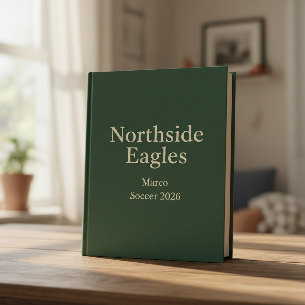 Team Season printed hardcover photo book